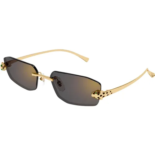 Contemporary Panthère Massai Sunglasses , unisex, Sizes: 56 MM - Cartier - Modalova