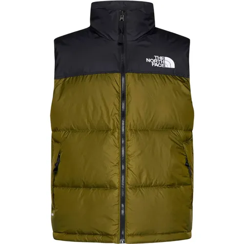 Padded Colour-Block Down Coat , male, Sizes: S, L, XL, M - The North Face - Modalova