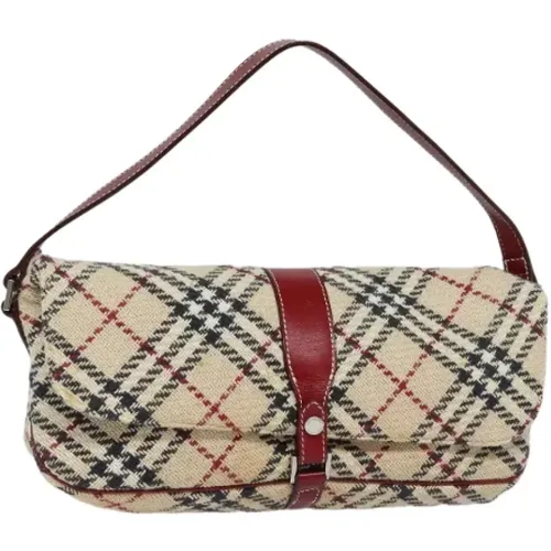 Pre-owned Wool shoulder-bags , female, Sizes: ONE SIZE - Burberry Vintage - Modalova