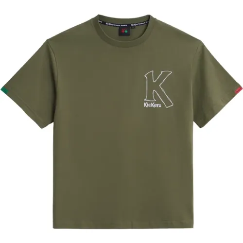 Big K T-shirt Lifestyle Baumwolle , Herren, Größe: L - Kickers - Modalova