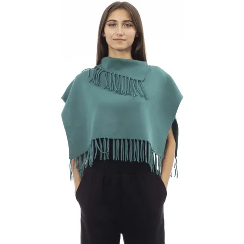 Fringe Poncho Kleidung Cover-Up,Fringe Poncho - Alpha Studio - Modalova