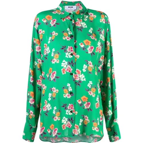 Women's Clothing Shirts 36 Ss23 , female, Sizes: 2XS - Msgm - Modalova