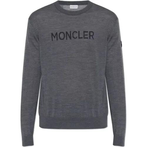 Pullover mit Logo Moncler - Moncler - Modalova