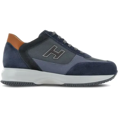 Sneakers Blue , male, Sizes: 7 1/2 UK, 11 UK, 9 UK, 7 UK, 6 1/2 UK, 10 UK, 8 UK - Hogan - Modalova