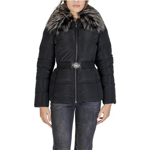 Zip-Up Jacket Fall/Winter Women , female, Sizes: L, XS - Guess - Modalova