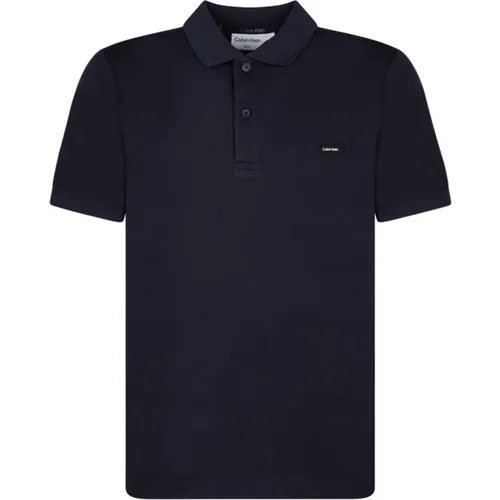 Night Sky Polo Shirt mit Logo , Herren, Größe: M - Calvin Klein - Modalova