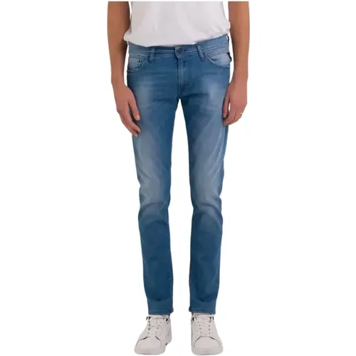 Skinny Fit Cotton Jeans Jondrill , male, Sizes: W33 L32 - Replay - Modalova