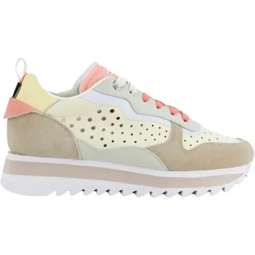 Modische Sneakers Wanda Cream , Damen, Größe: 39 EU - Apepazza - Modalova