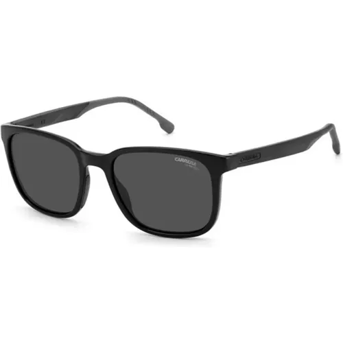 Schwarze/Graue Sonnenbrille , Herren, Größe: 54 MM - Carrera - Modalova