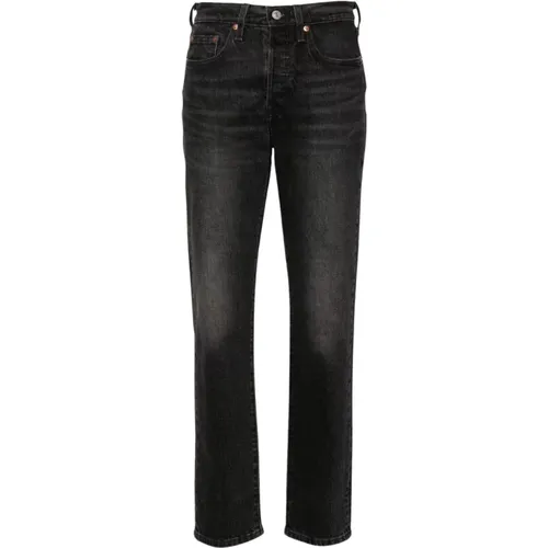 Levi's , Denim Jeans Whiskering Effect , female, Sizes: W30, W26, W28, W24, W27 - Levis - Modalova