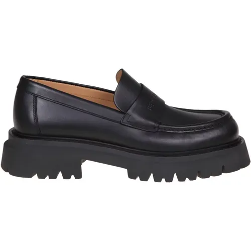 Calf Leather Loafers , male, Sizes: 8 1/2 UK - Salvatore Ferragamo - Modalova