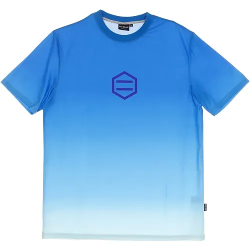 Gradient Logo Blau T-Shirt , Herren, Größe: L - Dolly Noire - Modalova