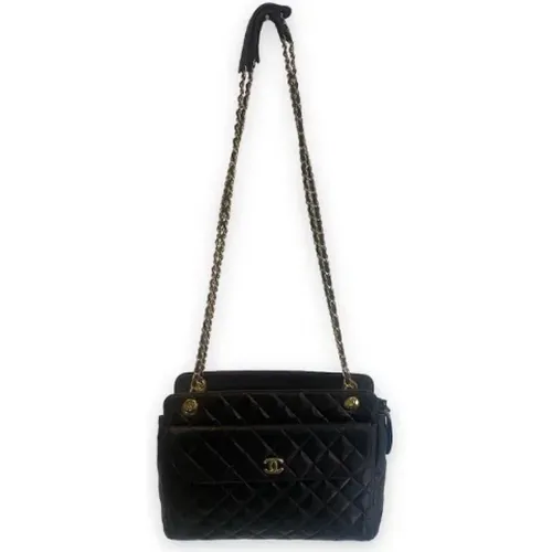 Second Hand Shoulder Bag, Model: Shoulder Bag, Brown Leather, Excellent Condition , female, Sizes: ONE SIZE - Chanel Vintage - Modalova