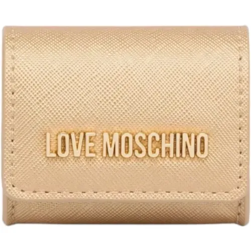 Damen Schlüsselanhänger, Kunstleder, Stilvolles Modell,Stilvolle Geldbörsen & Kartenhalter,Stilvoller Damen Schlüsselanhänger aus Kunstleder,Schl - Love Moschino - Modalova