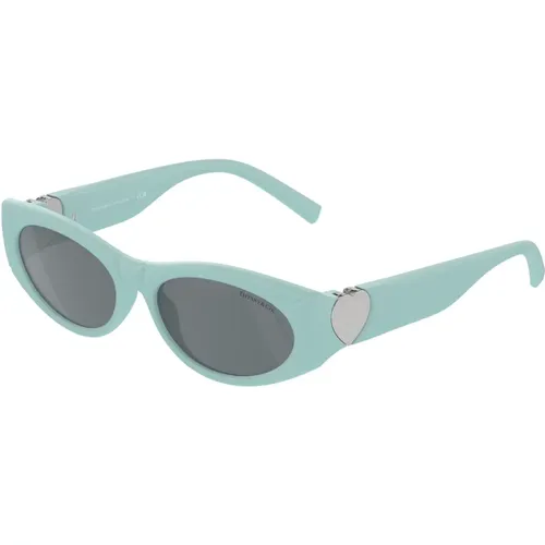 Stilvolle Sonnenbrille mit einzigartigem Design , unisex, Größe: ONE Size - Tiffany - Modalova