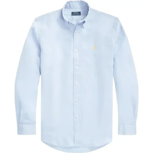Hellblaue Hemden Ss24 , Herren, Größe: L - Ralph Lauren - Modalova