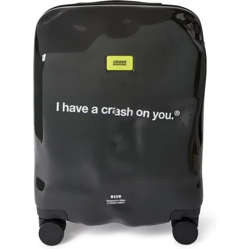 Icon Round Luggage - Perfect for Regular Travelers , female, Sizes: ONE SIZE - Msgm - Modalova