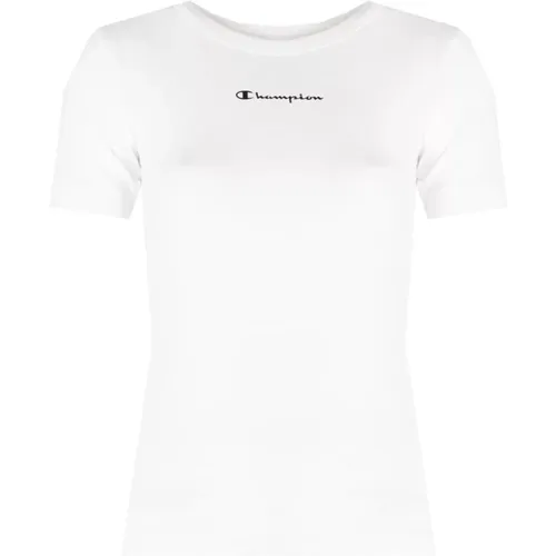 Elegantes minimalistisches T-Shirt , Damen, Größe: XS - Champion - Modalova