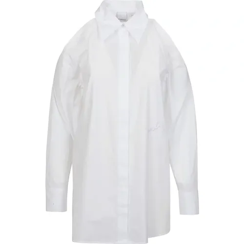 Strahlend Weiße Canterno Bluse , Damen, Größe: S - pinko - Modalova