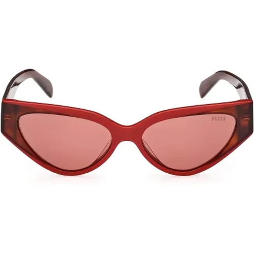 Stylische Sonnenbrille für Frauen , unisex, Größe: ONE Size - EMILIO PUCCI - Modalova