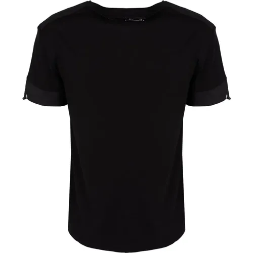 Elegantes Rundhals T-Shirt , Herren, Größe: L - Les Hommes - Modalova