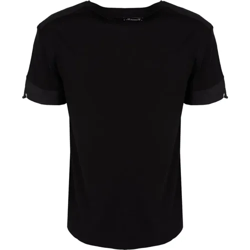 Elegantes Rundhals T-Shirt , Herren, Größe: XL - Les Hommes - Modalova