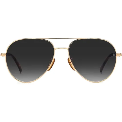Vintage Metal Frame Sunglasses , male, Sizes: 59 MM - Eyewear by David Beckham - Modalova
