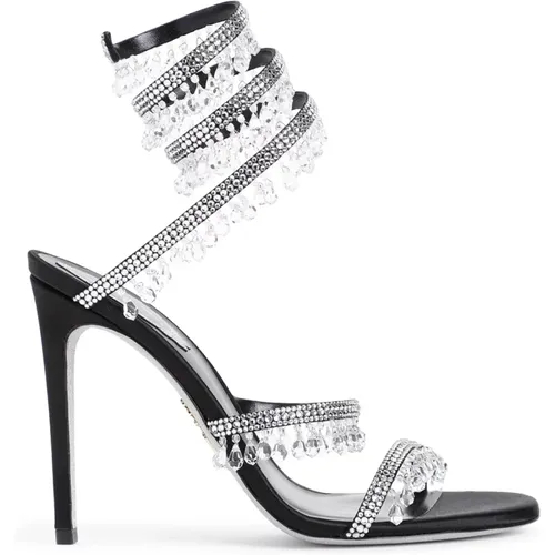 Strass Sandals Elegant Statement Heels , female, Sizes: 5 UK, 6 1/2 UK, 4 1/2 UK, 6 UK, 7 UK - René Caovilla - Modalova