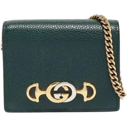 Pre-owned Leather wallets , female, Sizes: ONE SIZE - Gucci Vintage - Modalova