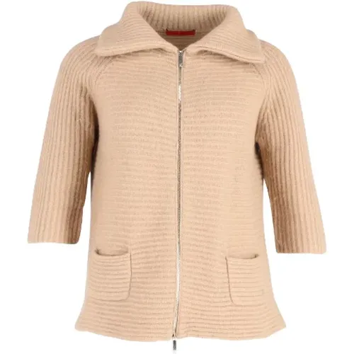 Pre-owned Wool outerwear , female, Sizes: 5 UK - Carolina Herrera Pre-owned - Modalova