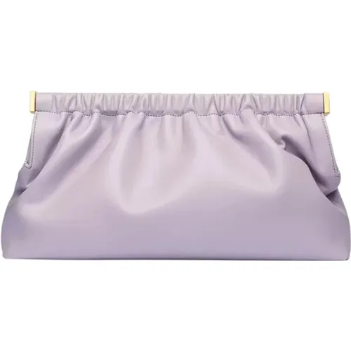 Lila Vegane Leder Clutch Tasche - Nanushka - Modalova