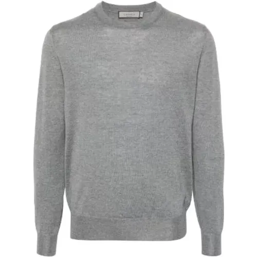 Fine Knit Merino Wool Sweater , male, Sizes: 3XL, XL, L, 4XL, M, 2XL - Canali - Modalova