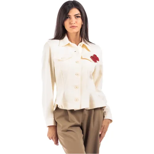 Single Button Jacket , female, Sizes: XS - Dixie - Modalova
