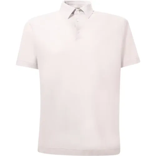T-shirts and Polos Grey , male, Sizes: L, XL, M - Zanone - Modalova