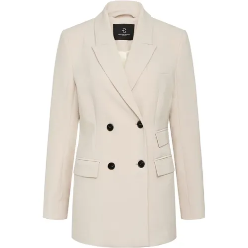 Feminine Blazer Silver Cloud , female, Sizes: M, XL, L, S, 2XL, XS - Bruuns Bazaar - Modalova