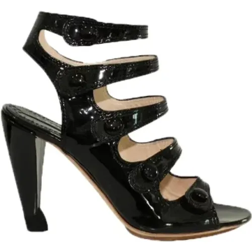 Pre-owned Leather heels , female, Sizes: 3 UK - Celine Vintage - Modalova