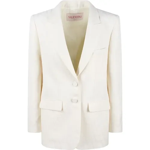 Iconographe Crepe Couture Blazer , female, Sizes: S - Valentino Garavani - Modalova