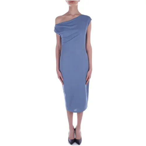 Blaues Cut-out Kleid Ralph Lauren - Ralph Lauren - Modalova