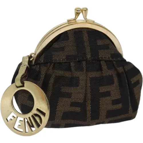 Pre-owned Canvas wallets , female, Sizes: ONE SIZE - Fendi Vintage - Modalova