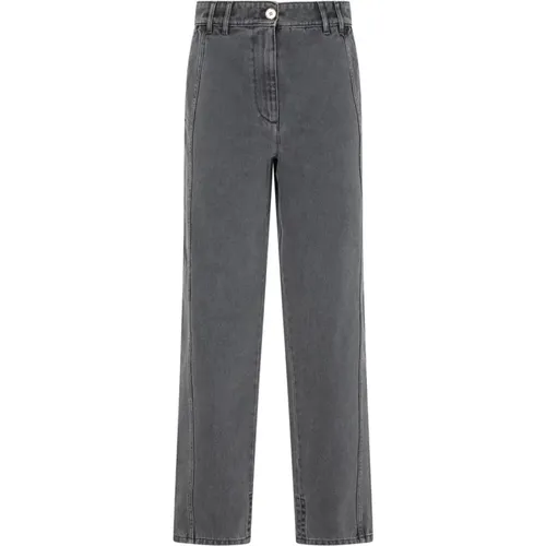 Cargo Trousers Anthracite , female, Sizes: S, XS, 2XS - Patou - Modalova