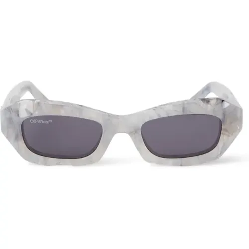 Graue Sonnenbrille für Frauen - Off White - Modalova