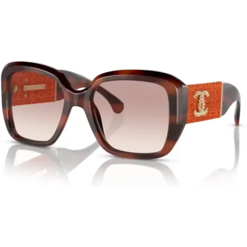 Elegant Sunglasses , unisex, Sizes: 55 MM - Chanel - Modalova