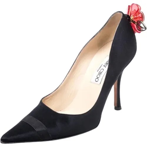 Pre-owned Satin heels , female, Sizes: 4 UK - Jimmy Choo Pre-owned - Modalova