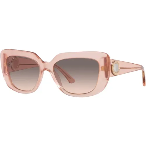 Transparent Sunglasses , female, Sizes: 55 MM - Bvlgari - Modalova