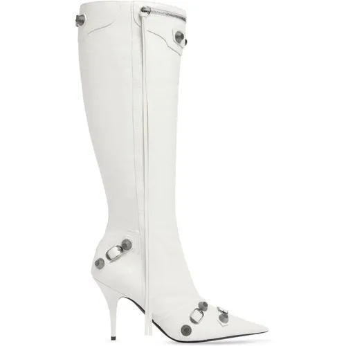 Cagole 90mm Knee-High Boots , female, Sizes: 3 UK - Balenciaga - Modalova