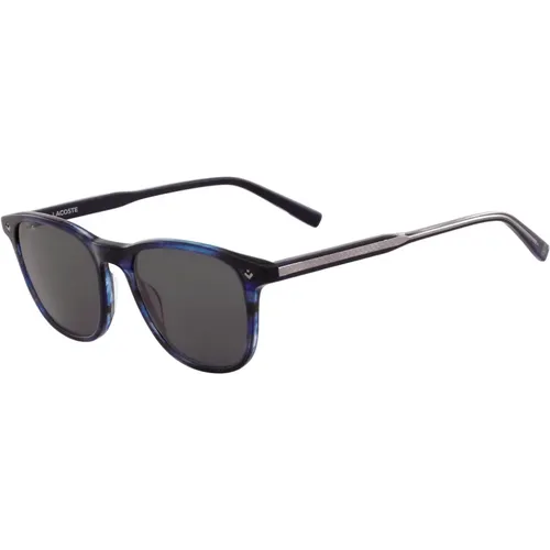Stilvolle Sonnenbrille in Blau und Grau - Lacoste - Modalova
