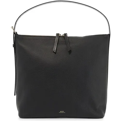 Echte Leder-Schultertasche A.P.C - A.P.C. - Modalova