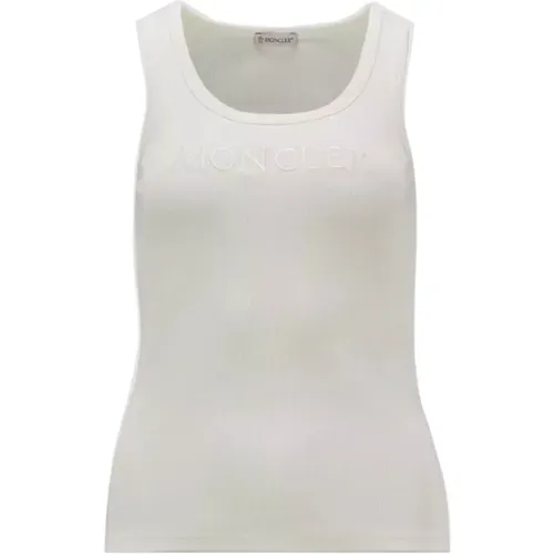 Ärmelloses Tank Top , Damen, Größe: S - Moncler - Modalova