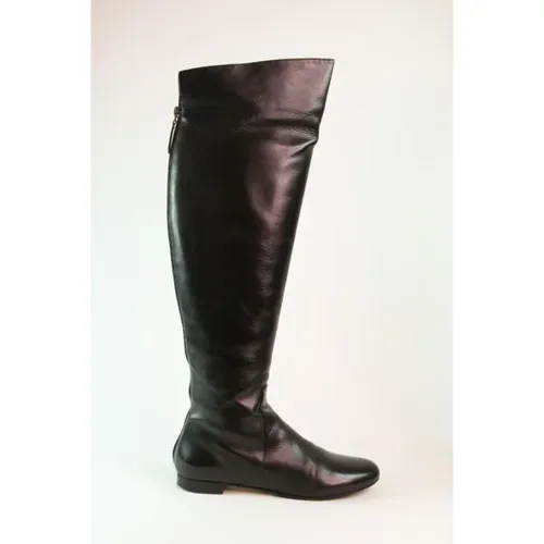 Pre-owned Leather boots , female, Sizes: 5 UK - Valentino Vintage - Modalova