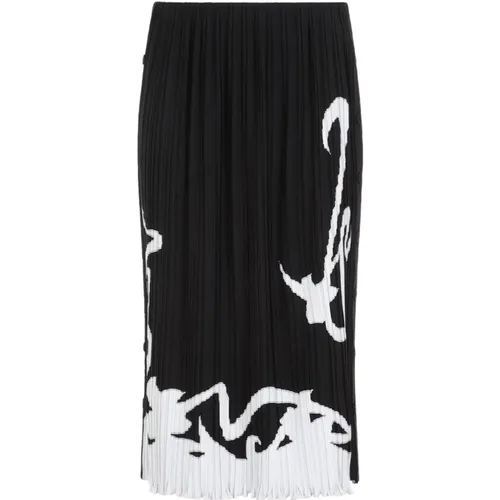 Pleated Long Skirt , female, Sizes: S, XS - Lanvin - Modalova